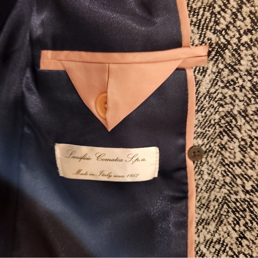 J.Crew Relaxed double-breasted blazer in Italian flecked herringbone size 4 - Picture 14 of 16